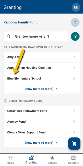 grantee selection