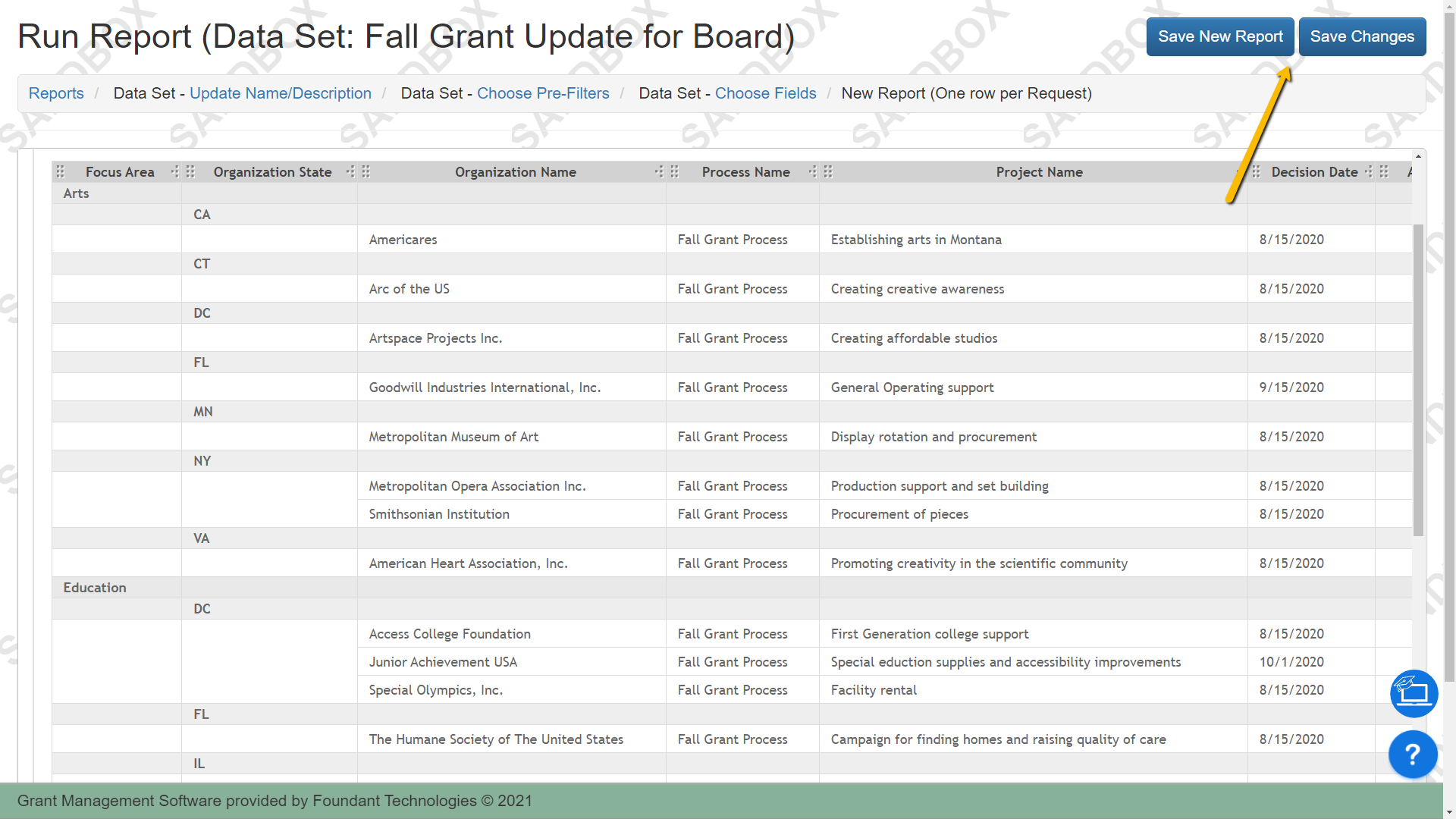 Group Data In A Report – Foundant Technologies