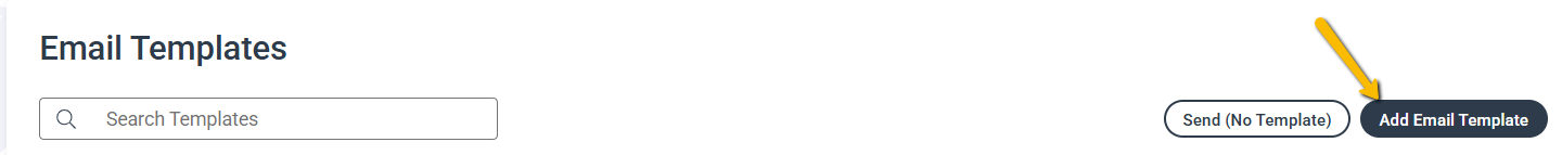 Add email template button
