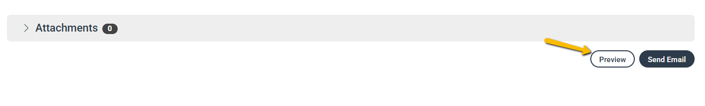 Email preview close button
