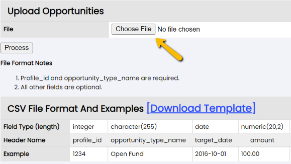 choose file
