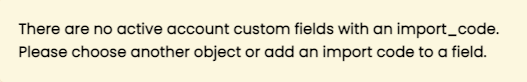 yellow warning about import type