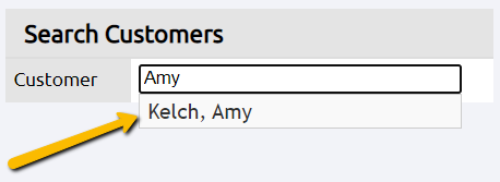 search customers