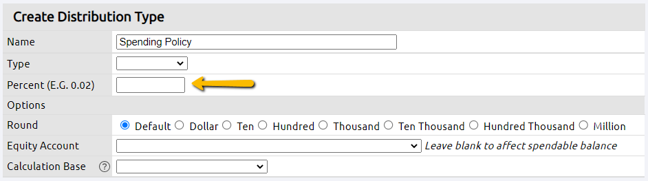 percent field