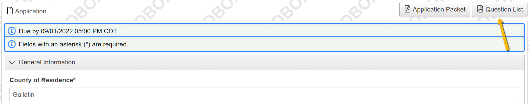 Question List