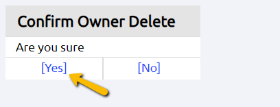 yes button