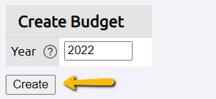 Create button.
