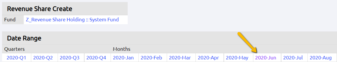 date range