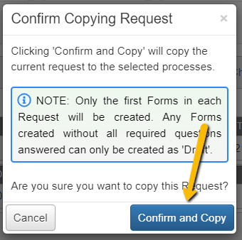 confirm and copy button