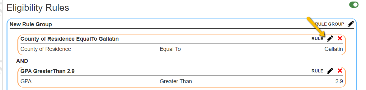Build Eligibility Quiz Rules – Foundant Technologies
